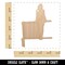 Gymnastics Gymnast Uneven Bars Solid Unfinished Craft Wood Holiday Christmas Tree DIY Pre-Drilled Ornament